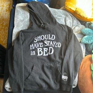 Black Should Have stayed in bed Hoodie